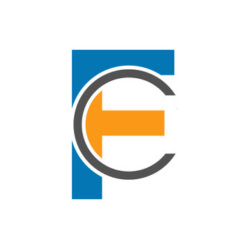 recommend clip art: the logo consists of the letter F C. Abstract, outline and elegant.