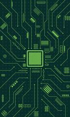 Abstract circuit board digital technology wallpaper