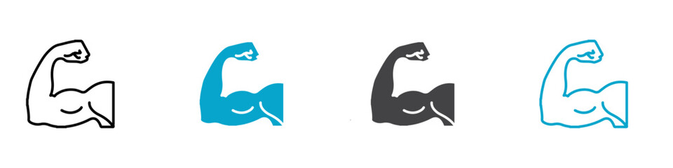 bicep icon sign and symbol