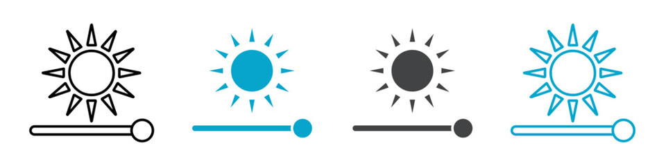 brightness icon sign and symbol