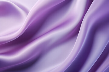 Obraz premium Processed collage of smooth elegant wavy lilac violet satin silk cloth fabric texture. Background