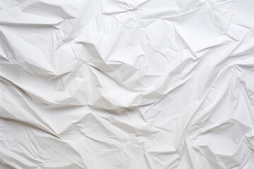 Obraz premium Processed collage of crumpled white paper sheet texture. Background for banner, backdrop or texture