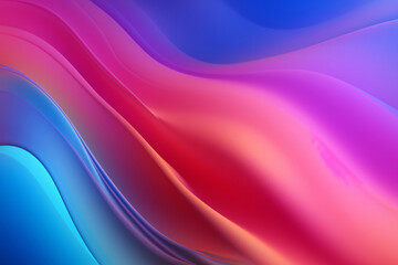 Obraz premium Abstract waves shape glowing in ultraviolet spectrum. Background for banner, backdrop or texture