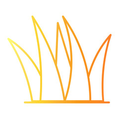 grass Line Gradient Icon