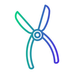 pruners Line Gradient Icon