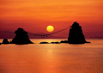 Fotobehang 豊後二見ヶ浦 © 巌 山本