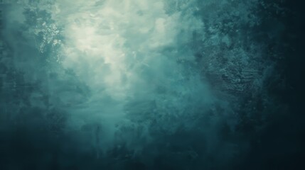 Obraz premium Teal Gray Gradient Background with Glowing Light and Noise Texture for Elegant Digital Banner Design Modern Aesthetic Abstract Art and Creative Visuals