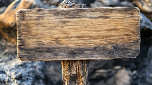 Rustic Wooden Signboard for Artistry Customization Home Decor or Business Branding Emphasizing Natural Wood Aesthetics in Design and Messaging