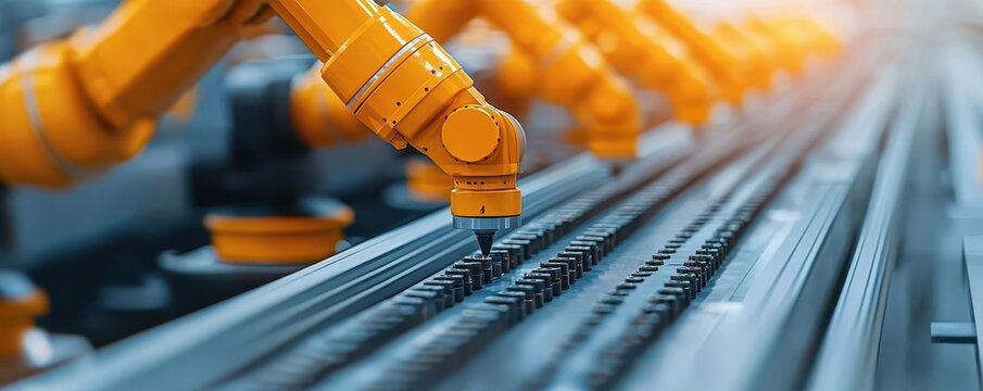 Automated quality control machines scanning products for surface imperfections in a high-speed factory, Surface Inspection, Automation Quality