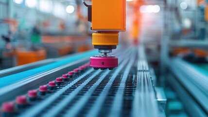 Industrial machine vision system detecting flaws in a high-speed production line, Machine Vision, Quality Control