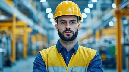 Technician checking product alignment with a laser level on a manufacturing floor, precision alignment, accuracy in production