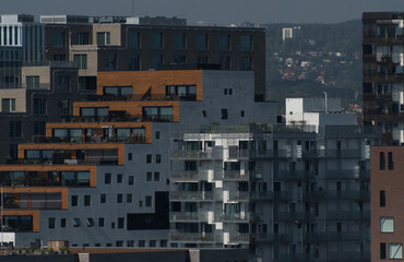 Rich exterior details and layers showcasing urban redevelopment in Bjorvika district in Oslo - 4