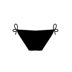 silhouette of women's underwear