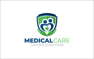 Illustration graphic vector of health and medical care logo design template