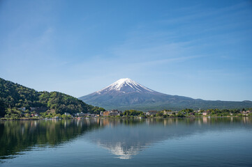 Obraz premium 富士山と河口湖