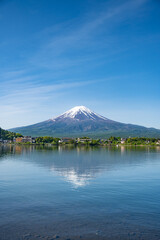 Fototapeta premium 富士山と河口湖