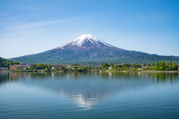 Obraz premium 富士山と河口湖
