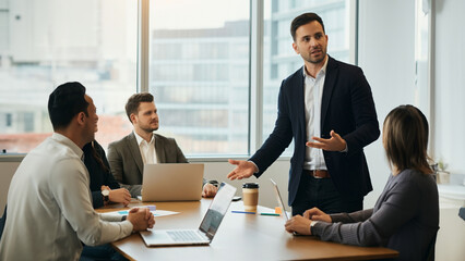 Businessman in a meeting 4