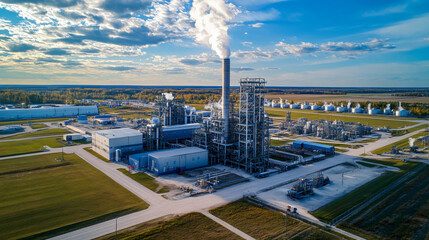 A research facility focused on carbon capture and storage technologies.