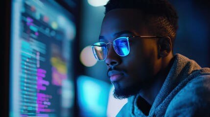 African American developer creates ethical AI tools for social media Privacy protection and responsible content moderation are guaranteed.