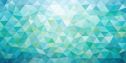 Obraz premium Geometric pattern in pastel blue and green colors