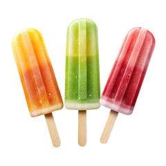 Ice lollies transparent background