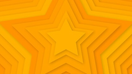 animated orange star vibrant background loop video - Powered by Adobe