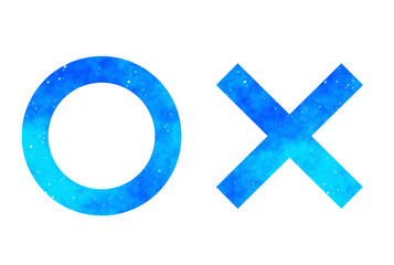 青い星空｜マルバツ