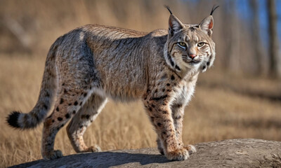 Fototapeta premium portrait of a lynx cat