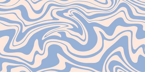 Blue marble acrylic seamless pattern, water texture, watercolor marble background. 1970s trippy seamless pattern.