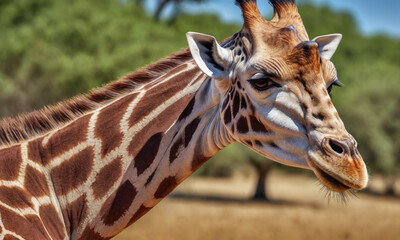 Obraz premium giraffe in the zoo