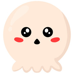 Ghost cute halloween pink