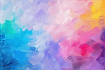 Soft and Pastel and geometric shapes oil painting texture background panorama banner
