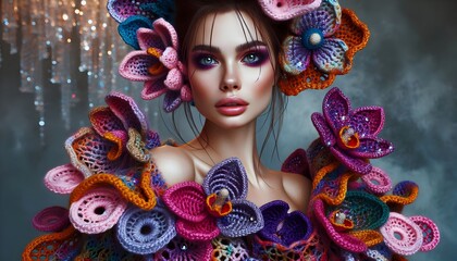 "Flores y Sueños Crochet: Belleza Textil"