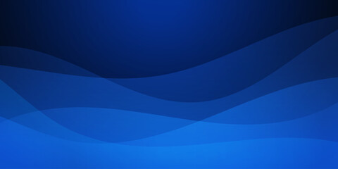 abstract modern gradient blue wave shape background.modern blue papercute banner template design