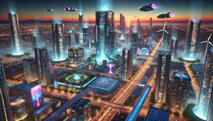 Future Horizons: A Realistic Vision of a Futuristic Smart City