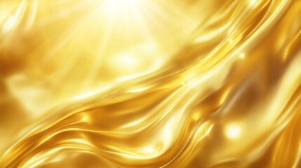 Golden Fabric Background