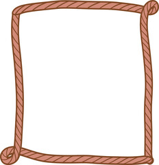 Cowboy Christmas rope lasso frame