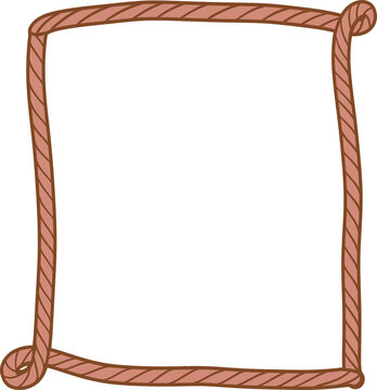 Cowboy Christmas rope lasso frame