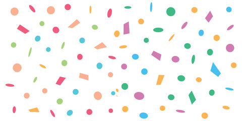colorful confetti scatter for festive celebrations