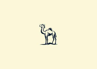 Obraz premium Vector illustration of Camel Logo Design