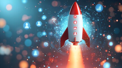 Digital Rocket Launch