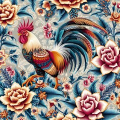 background with rooster