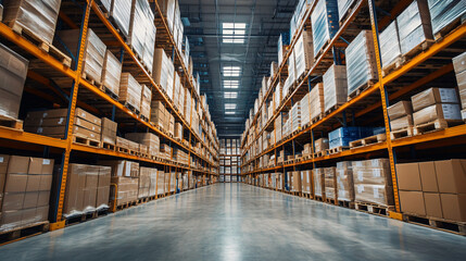 Fototapeta premium A guide to optimizing supply chain management through technology.