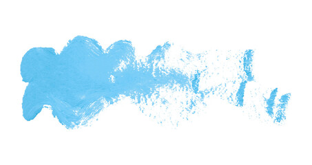 Light blue brush strokes set on a transparent background.