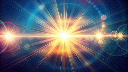 Realistic lens flare and light leaks caused by strong sun backlighting, sun, backlight, lens flare, light leaks