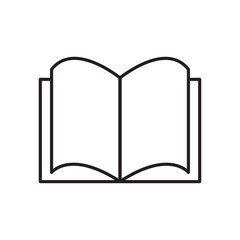 Book icon. vector flat black siimple flat trendy style illustration for web and app..eps