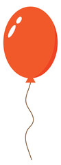 Inflatable balloon with string