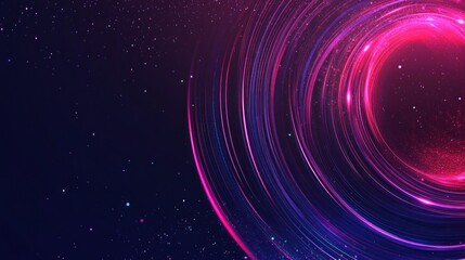 Naklejka premium Abstract Cosmic Vortex