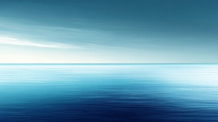 Obraz premium Calm Blue Ocean Under a Clear Sky